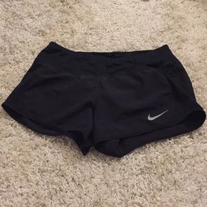 Black nike dry fit athletic shorts